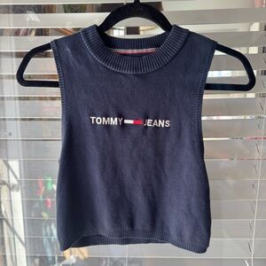 NWOT Tommy Hilfiger Blue embroidered tank top